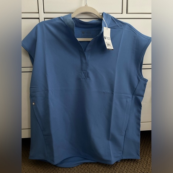 FIGS CEIL BLUE SCRUB SET (SOLD) - Picture 1 of 2